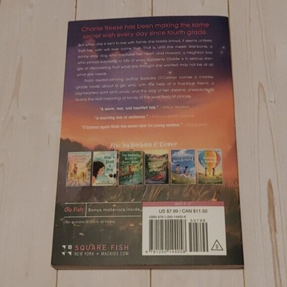 3/$13 Wish By Barbara O'Connor Children Novel Fiction Book - Picture 4 of 4
